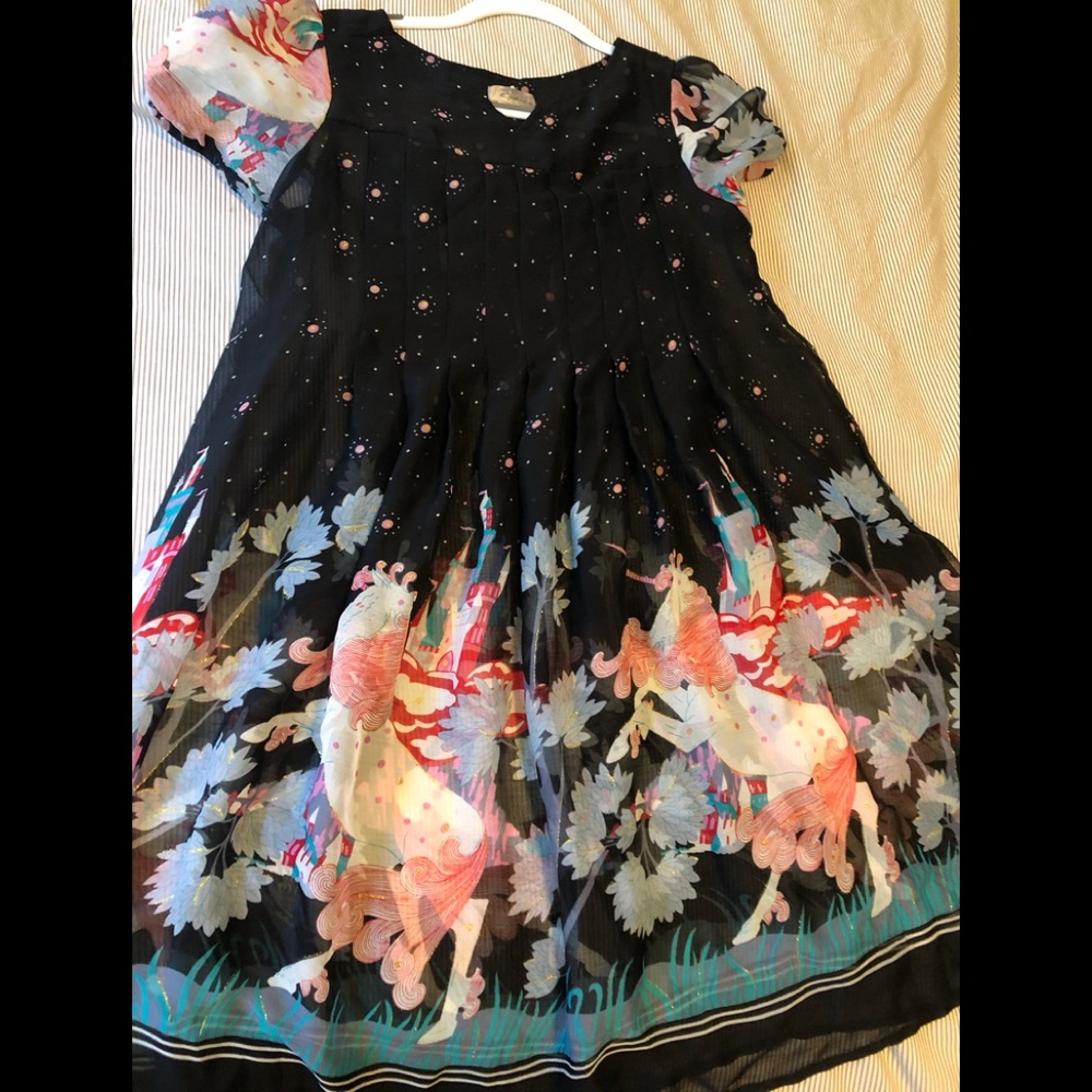 Unicorn sheer dress/cover up